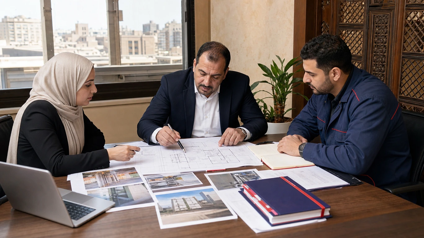 ERA Egypt professionals reviewing a decision file