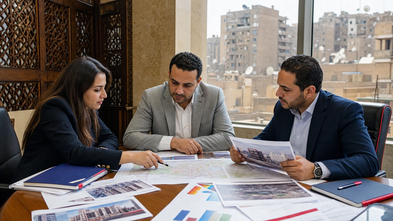 ERA Egypt professionals reviewing a decision file