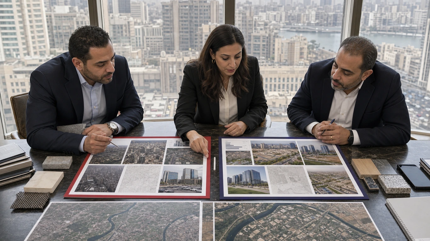 Property alternatives assessed against evidence and risk