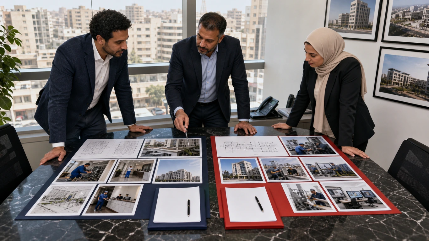 Property alternatives assessed against evidence and risk
