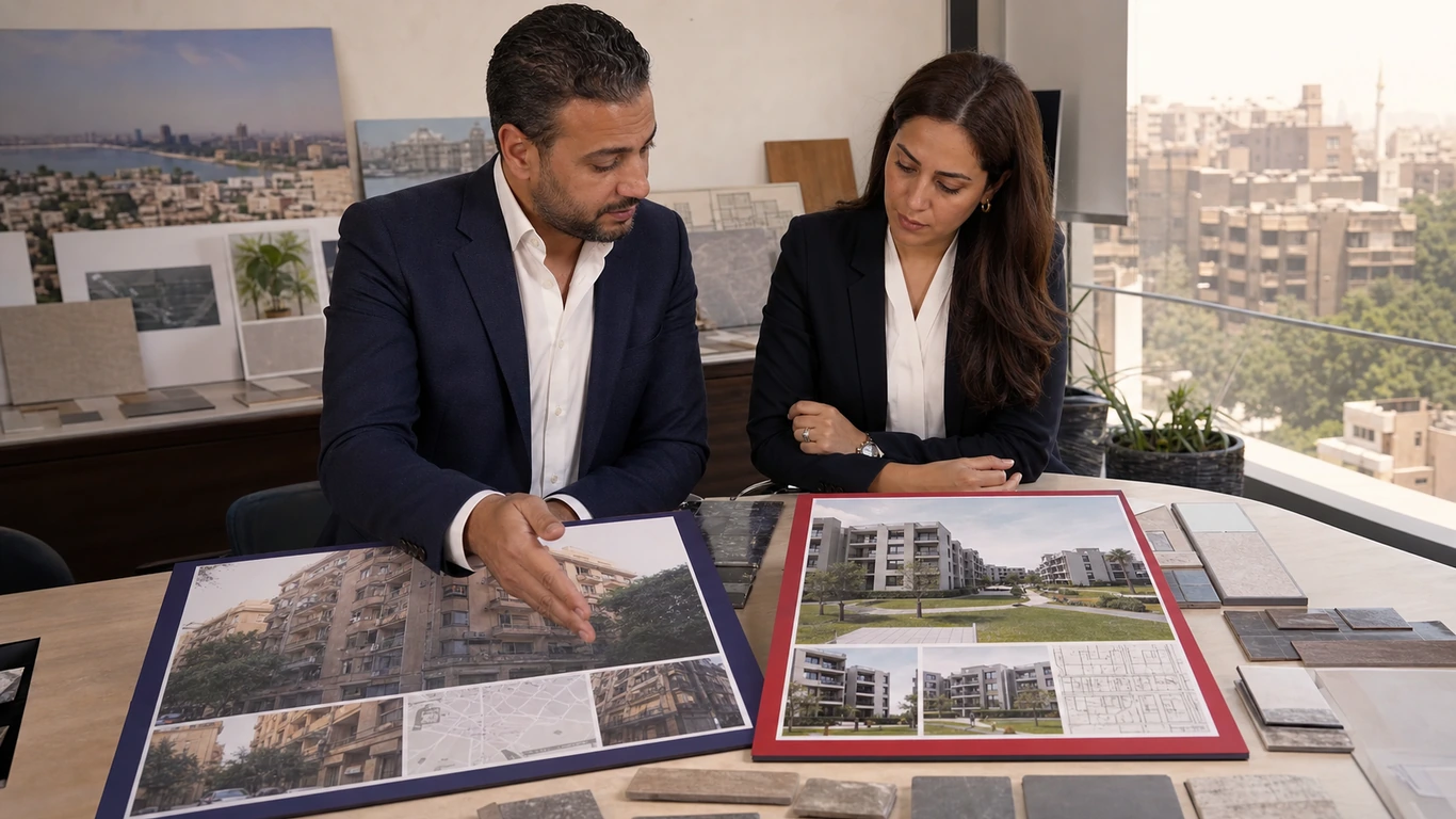 Property alternatives assessed against evidence and risk