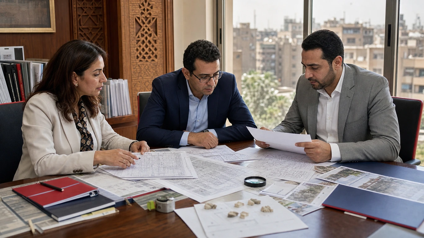 ERA Egypt professionals reviewing a decision file