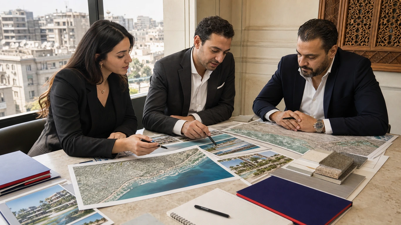 ERA Egypt professionals reviewing a decision file