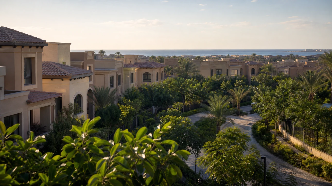 Houses for sale in Egypt: a residential compound and Mediterranean coast for buyers abroad