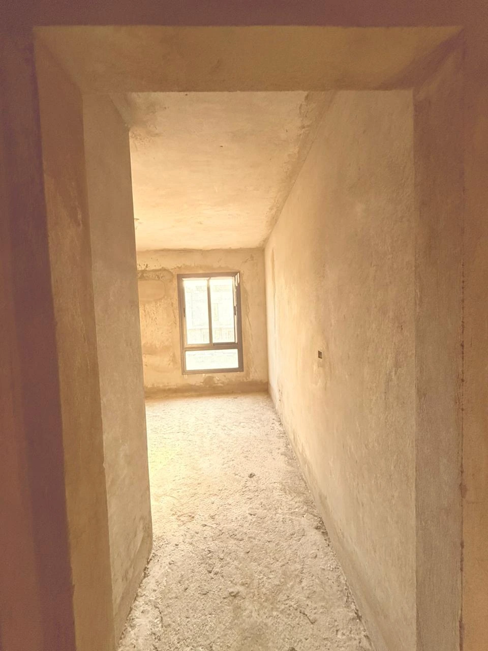 Unfinished upper-floor bedroom in the SODIC VYE townhouse, New Zayed